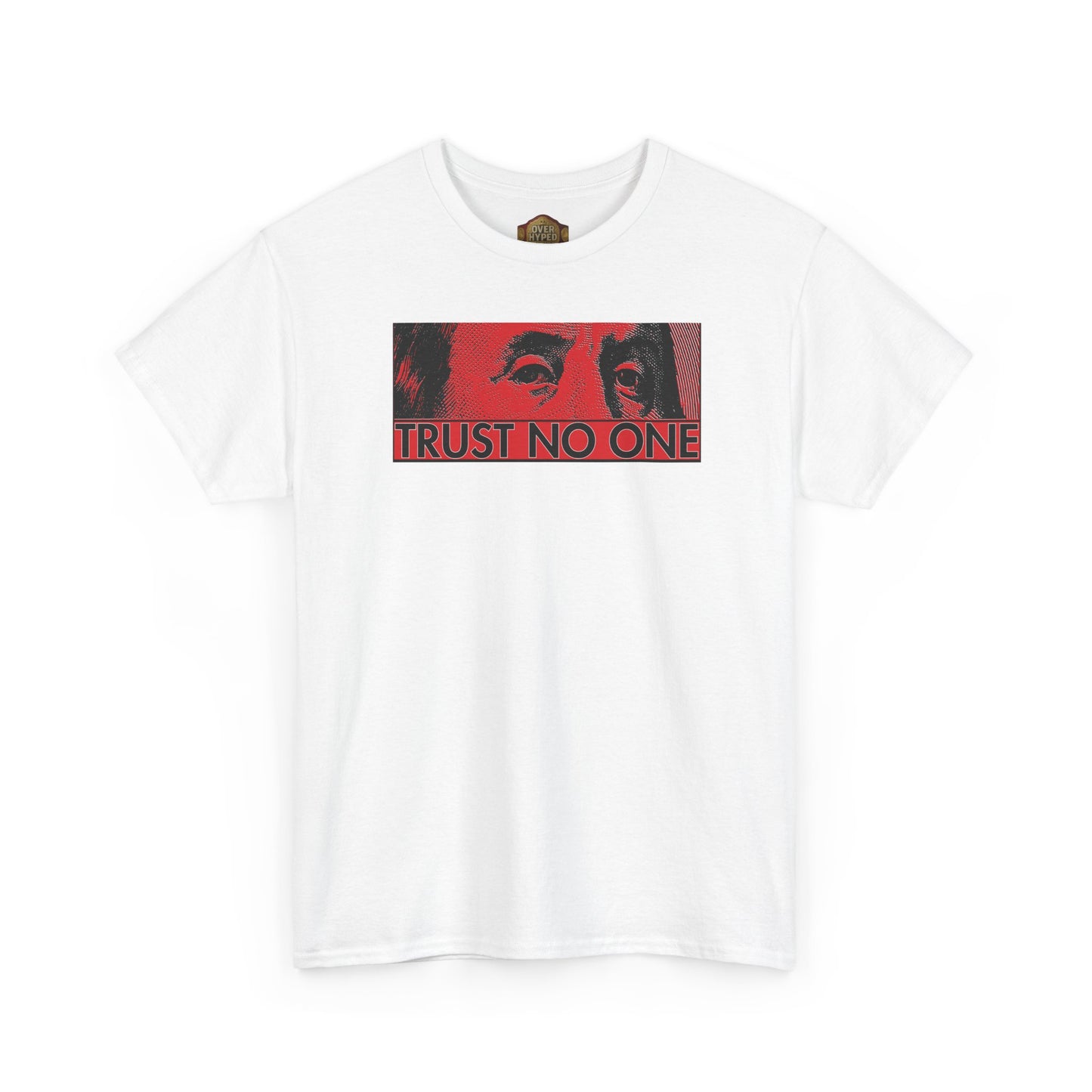Retro 5 Fire Red "BLACK TONGUE" Shirt-TRUST NO ONE