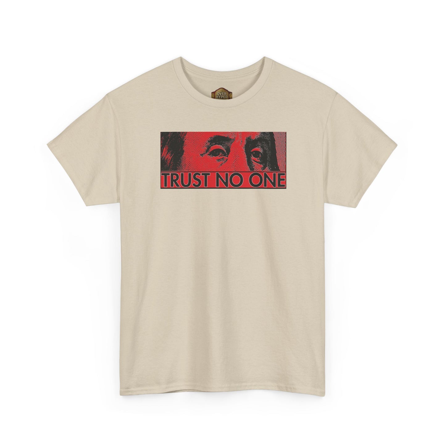 Retro 5 Fire Red "BLACK TONGUE" Shirt-TRUST NO ONE