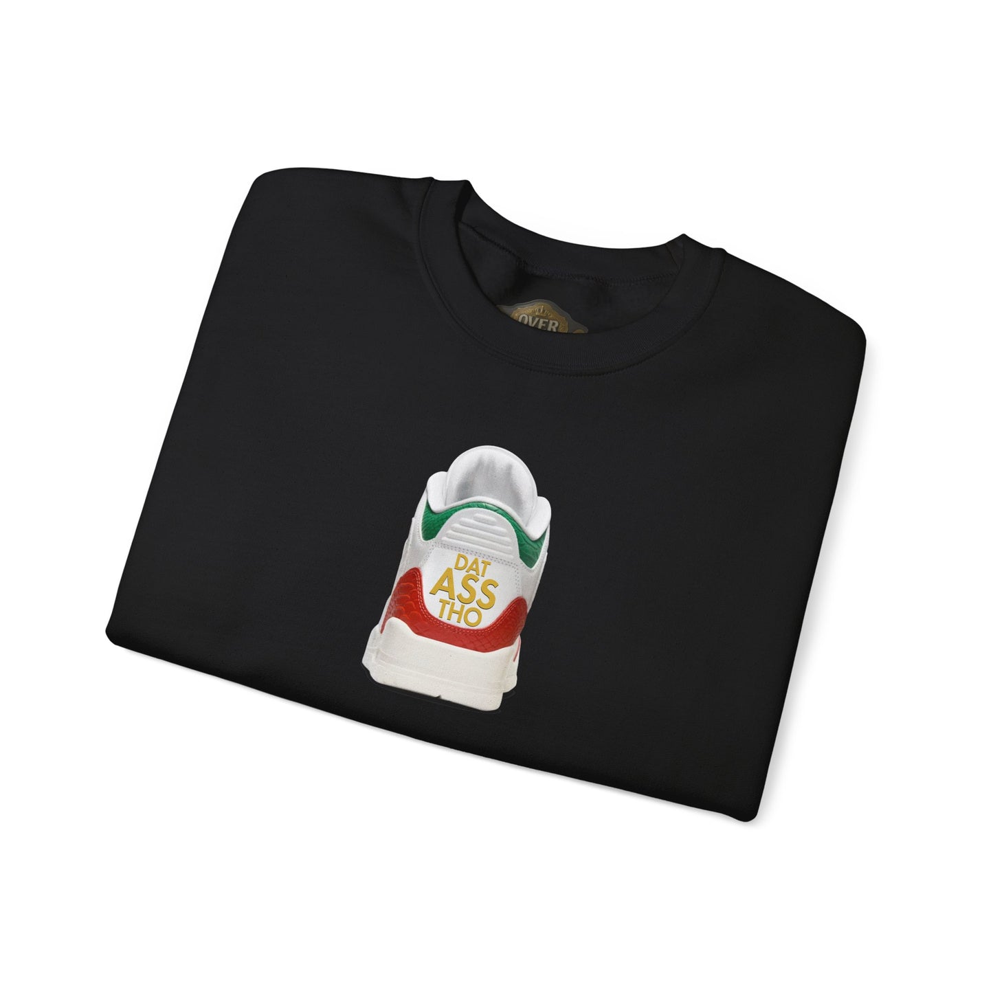 Retro 3 EL VUELO Summit White and Pine Green SweatShirt - DAT ASSSS THOO