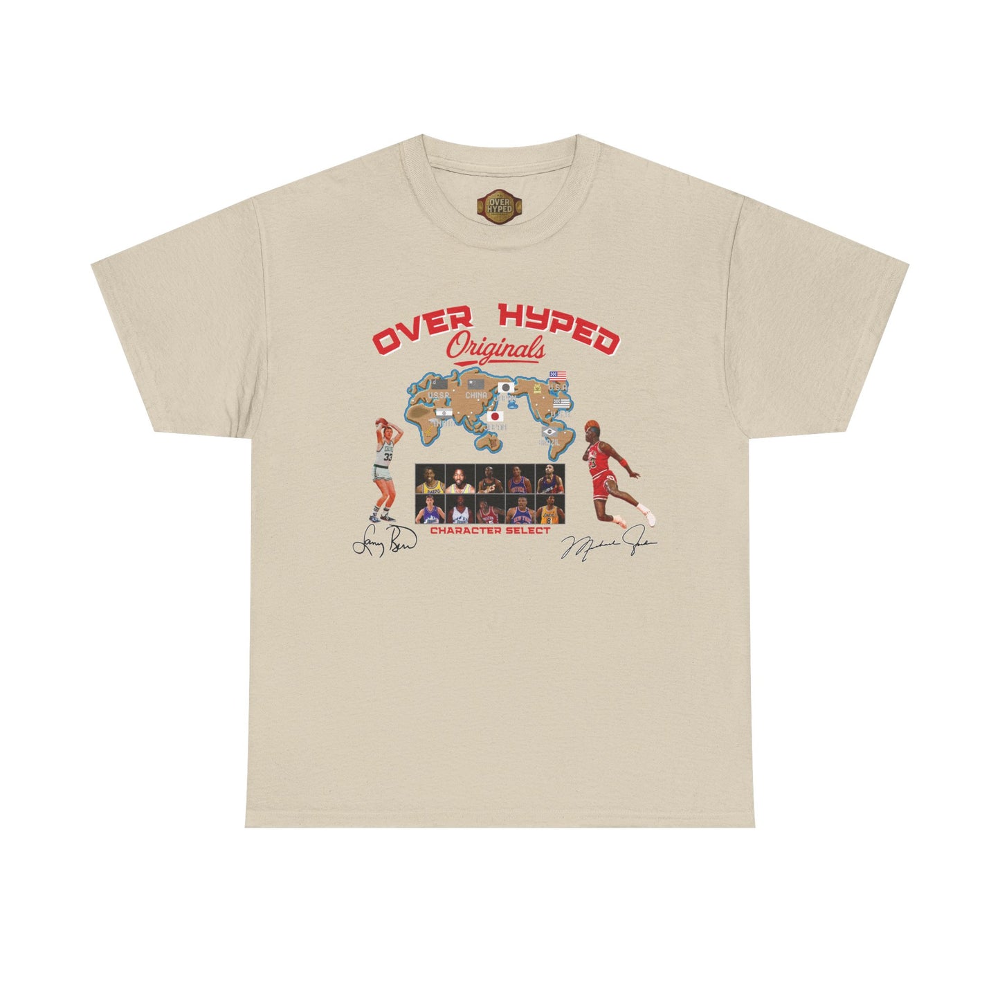 Retro 5 Fire Red "BLACK TONGUE" Shirt-  VERSUS