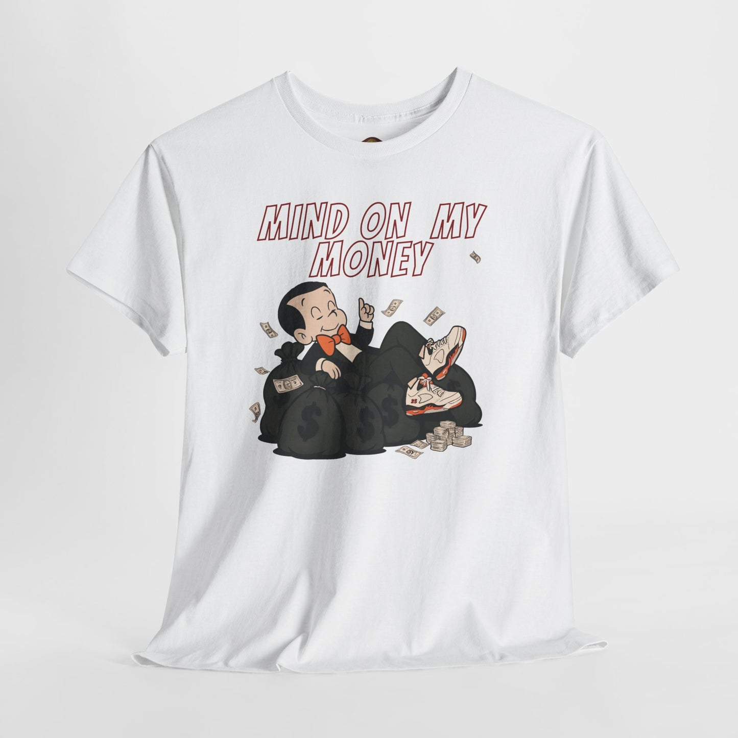 Shirt to Match Retro 5 FIRE RED - MONEY ON MY MIND