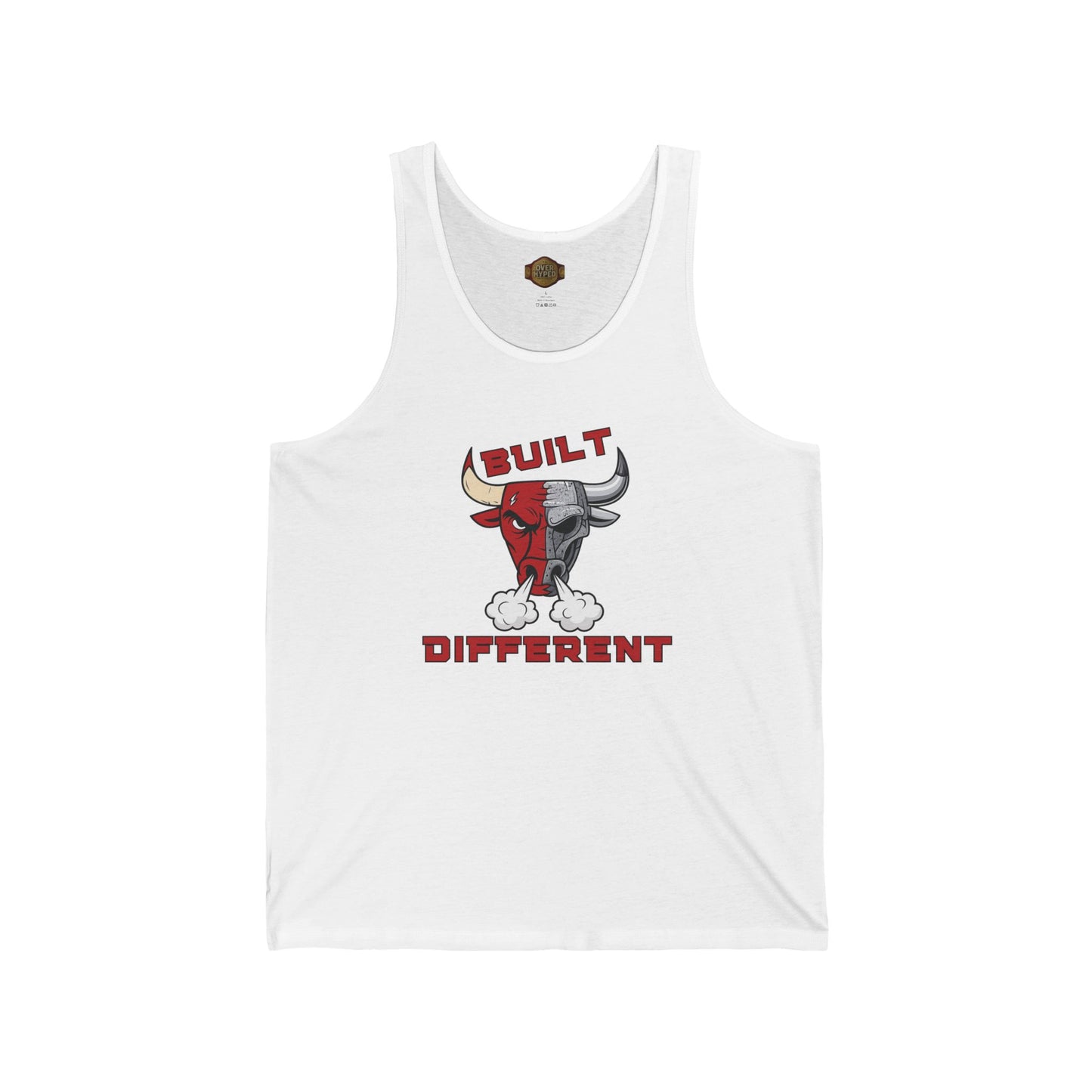 Retro 4 White Cement Built Different Tank