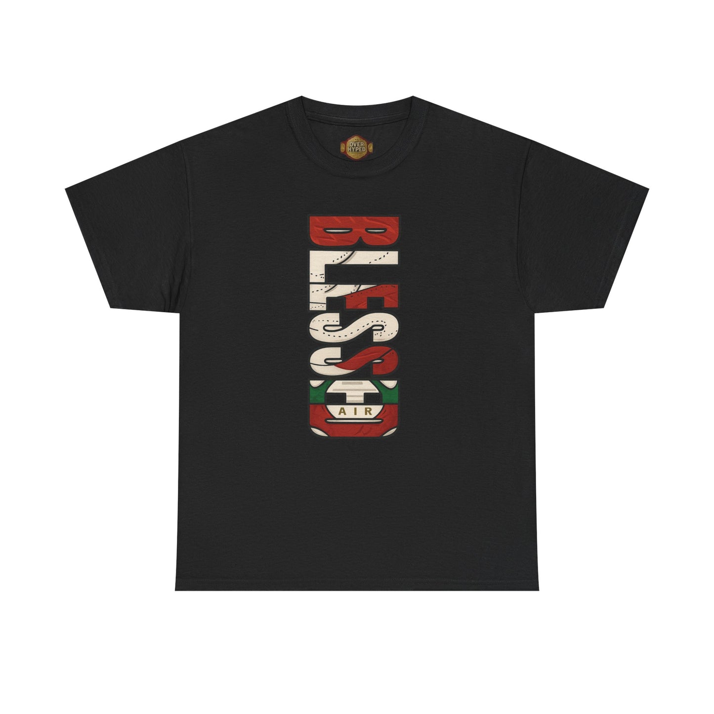 Retro 3 EL VUELO Summit White and Pine Green Shirt - BLESSED
