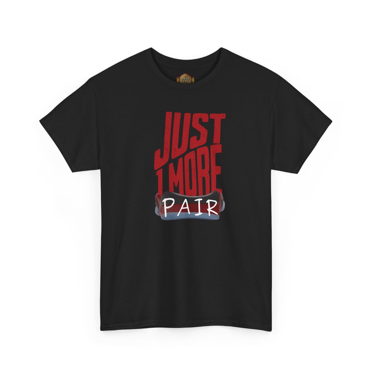 Retro 5 Fire Red "BLACK TONGUE" Shirt- 1 MORE PAIR   AJ FIRE RED