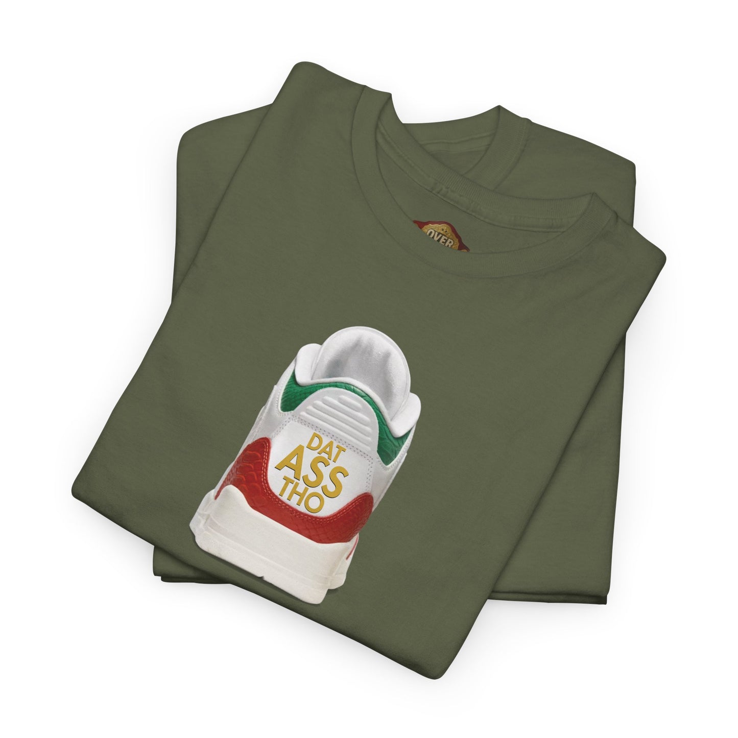 Retro 3 EL VUELO Summit White and Pine Green Shirt -Dat Assss Tho