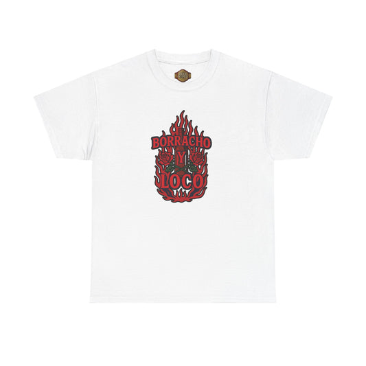 Retro 5 Fire Red "BLACK TONGUE" Shirt- - BORRACHO Y LOCO   AJ FIRE RED
