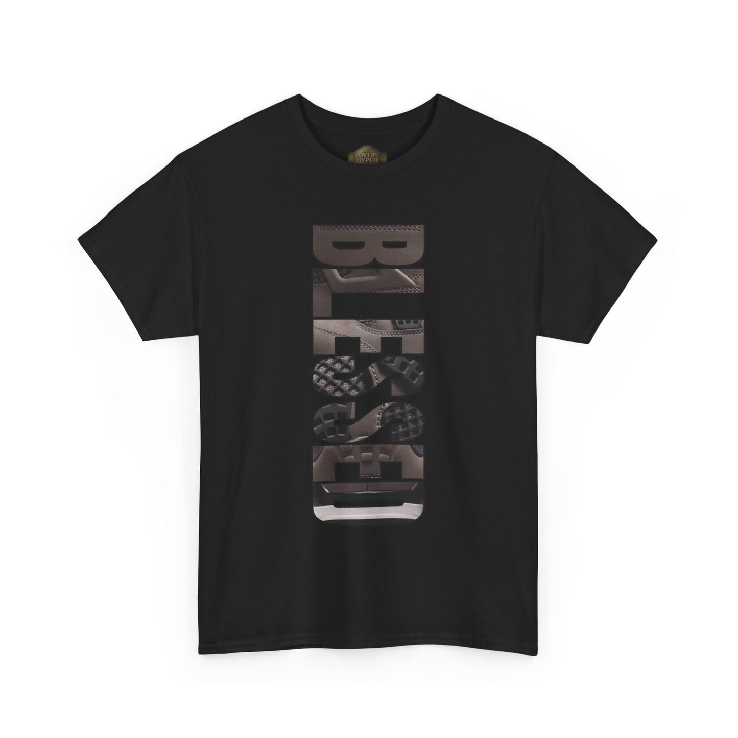 Retro 4 Cave Stone and Black Shirt- Blessed