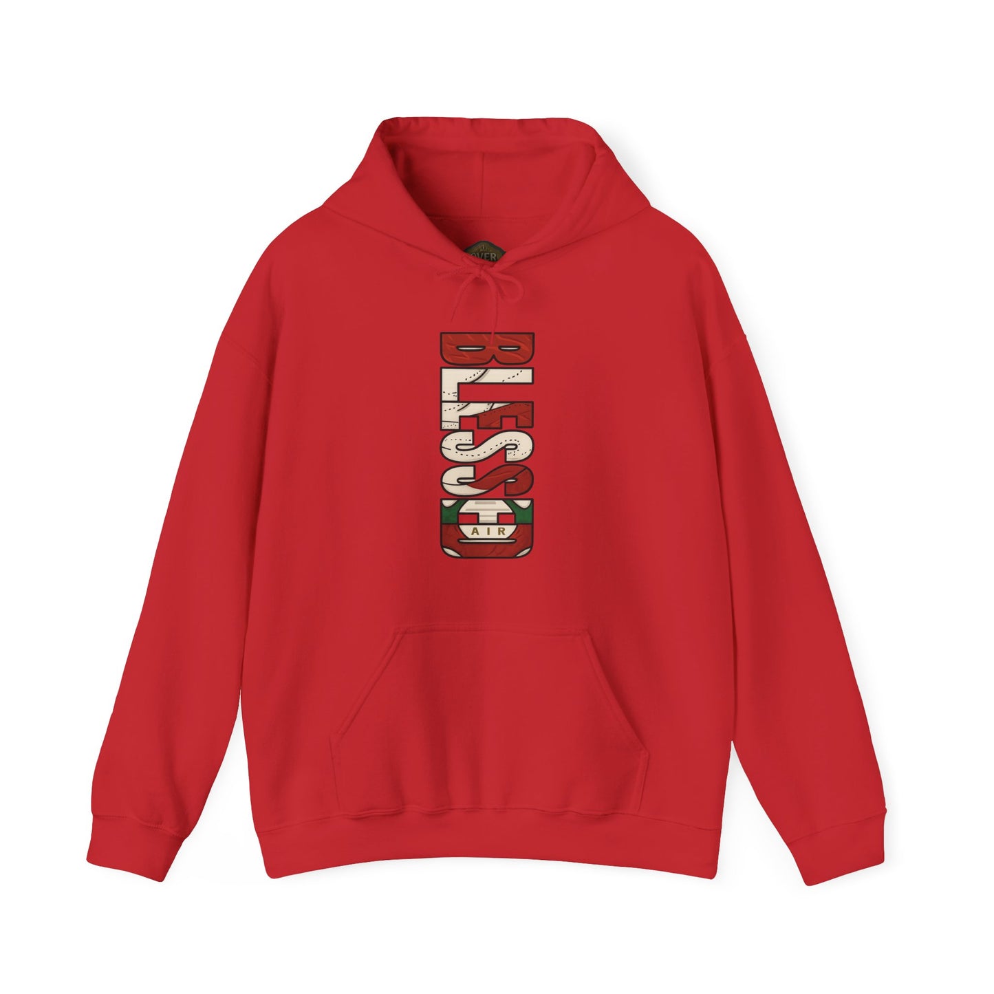 Retro 3 EL VUELO Summit White and Pine Green Hoodie - BLESSED