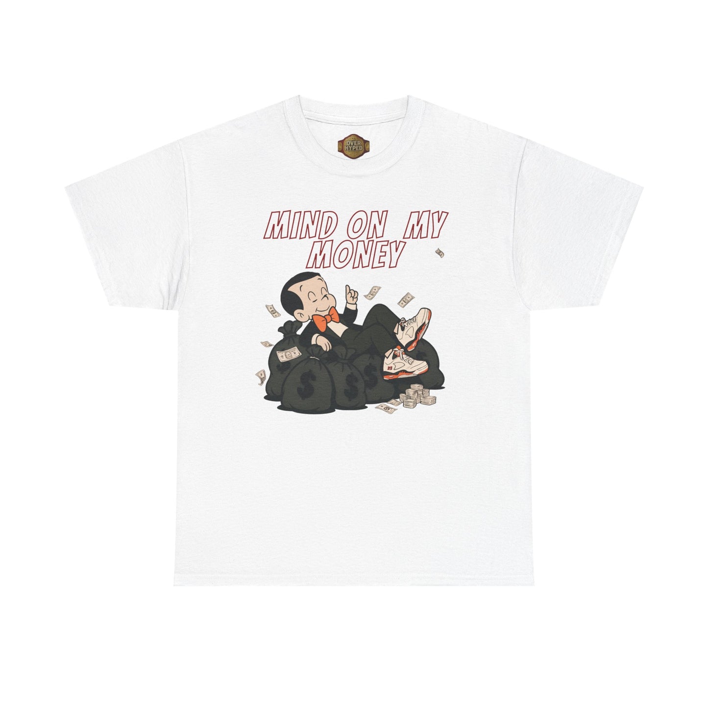 Shirt to Match Retro 5 FIRE RED - MONEY ON MY MIND