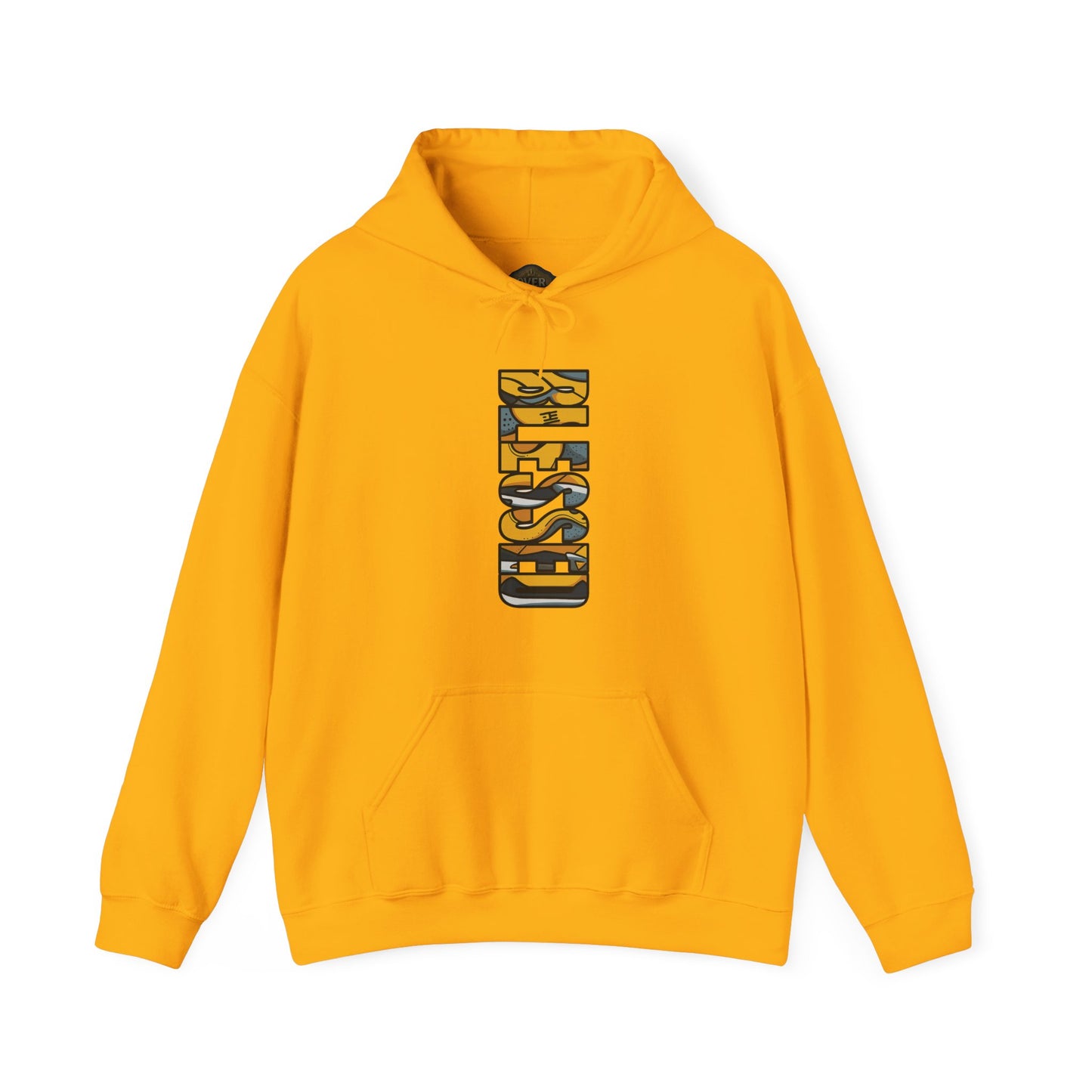 Retro 5 "TOKYO" Varsity Maize and Wolf Grey Shirt- ALI KO Hoodie - BLESSED