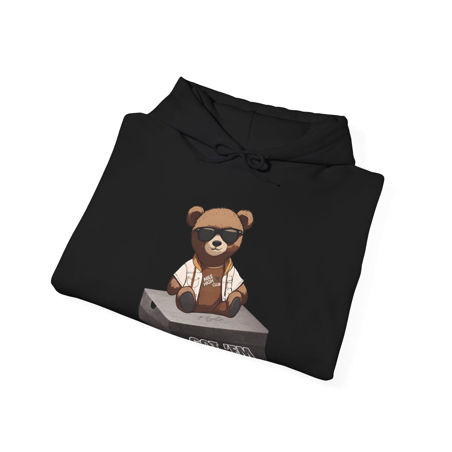 Retro 4 Cave Stone and Black Hoodie- GOT EM BOXED