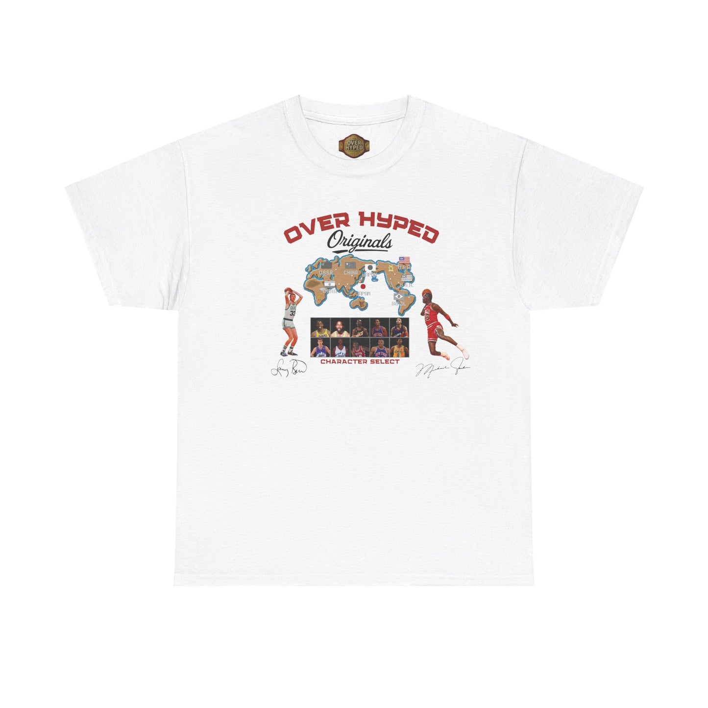 Retro 4 White Cement Character Select Shirt