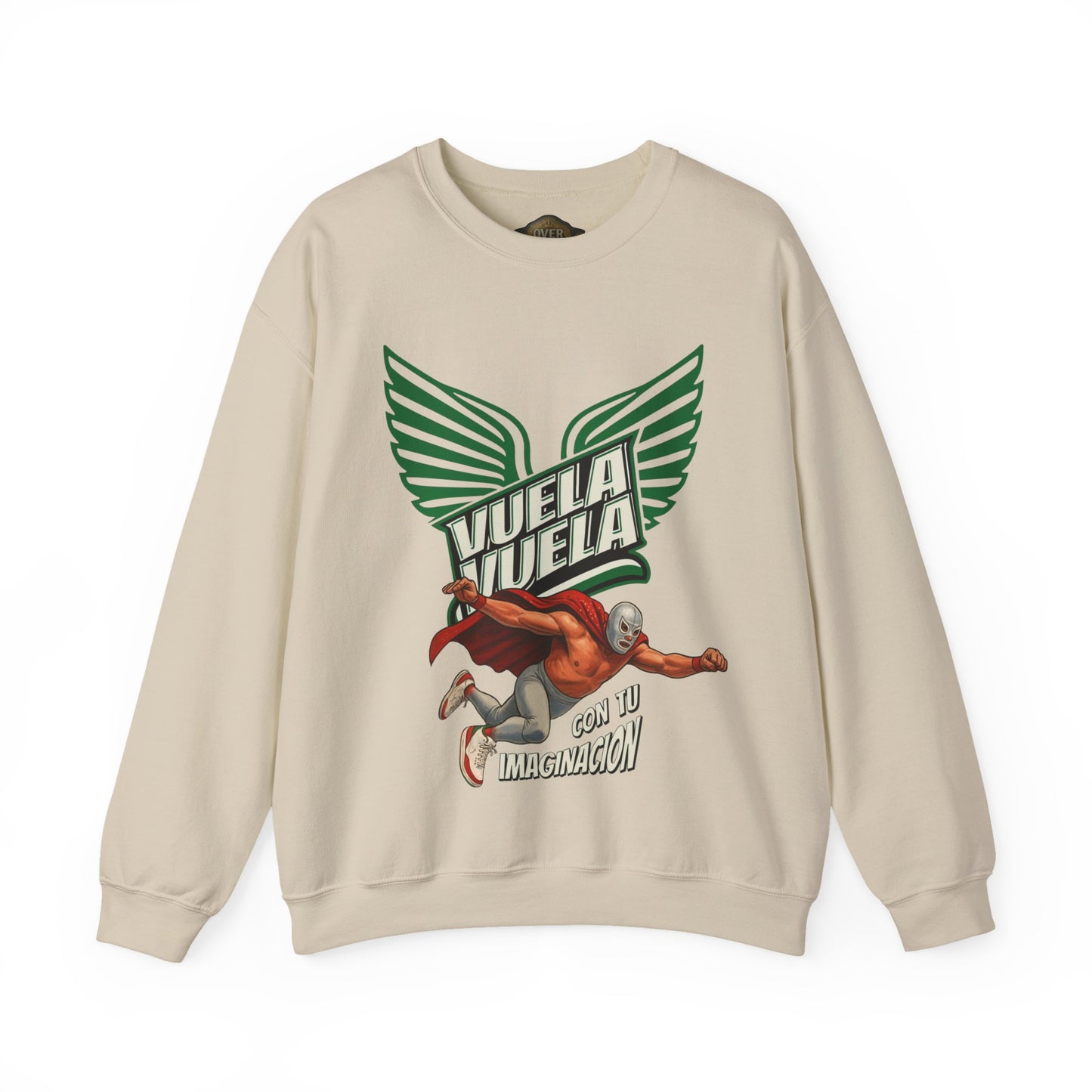 Retro 3 EL VUELO Summit White and Pine Green SweatShirt - Santo Vuela