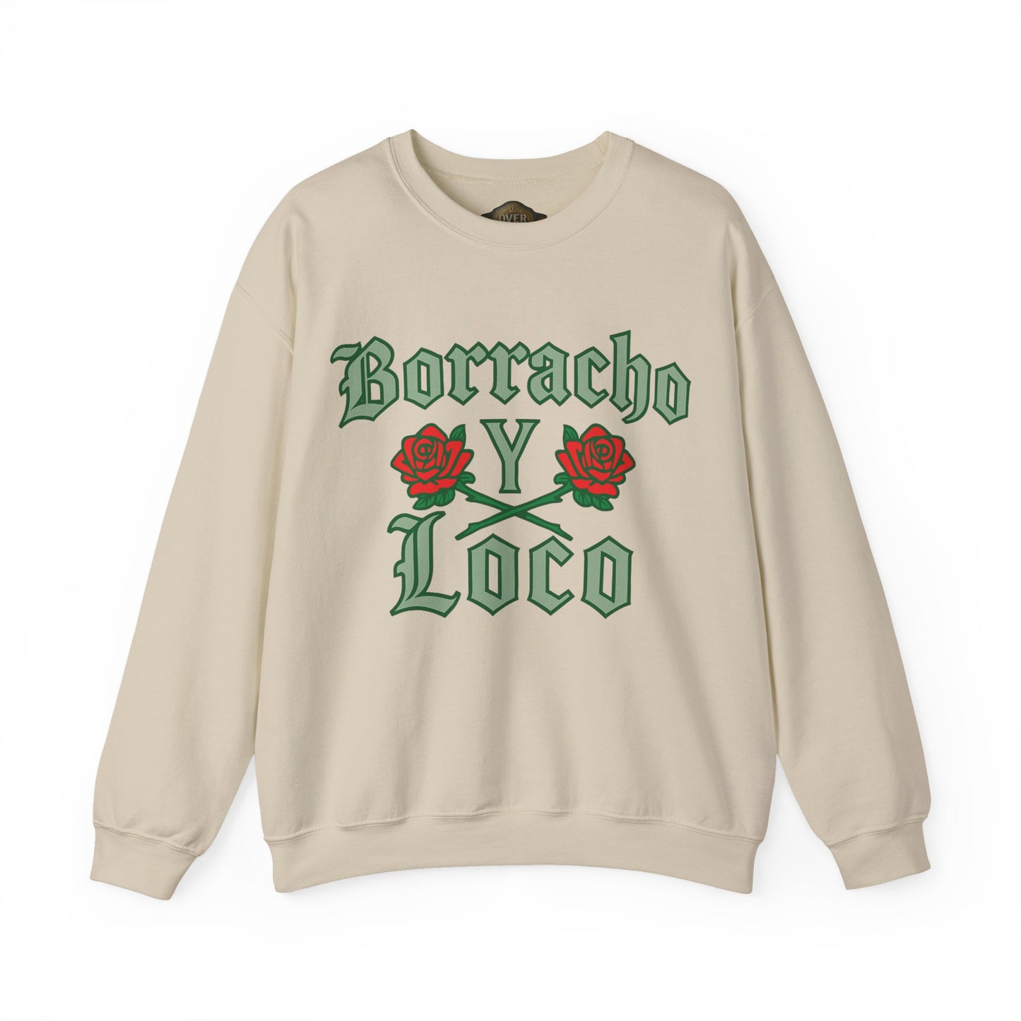 Retro 3 EL VUELO Summit White and Pine Green SweatShirt - BORRACHO Y LOCO