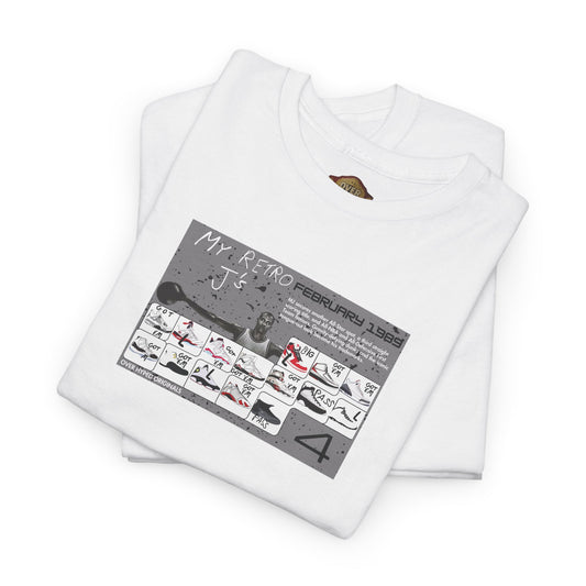 Retro 4 White Cement My Retro Card Shirt