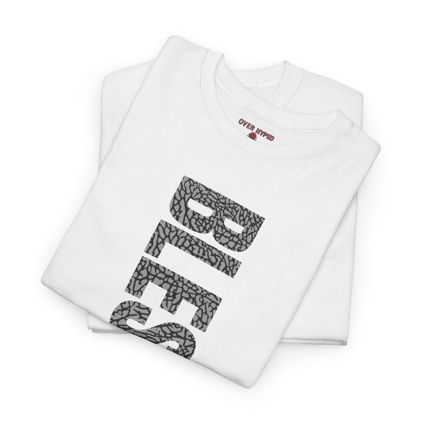 Retro 3 Black Cement / White Cement Blessed Shirt