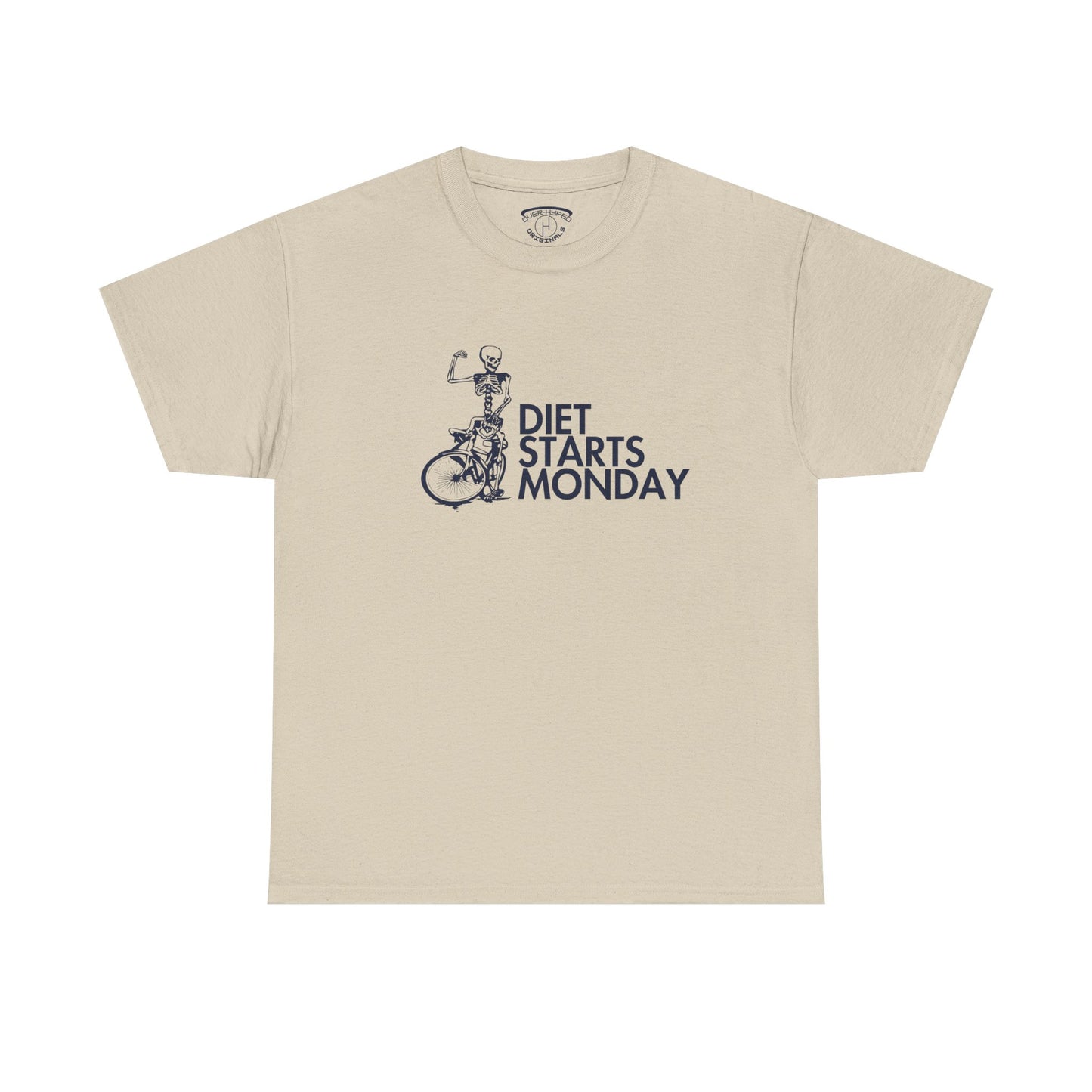 Retro 6 Olympic Diet Starts Monday Tee - by Over-Hyped