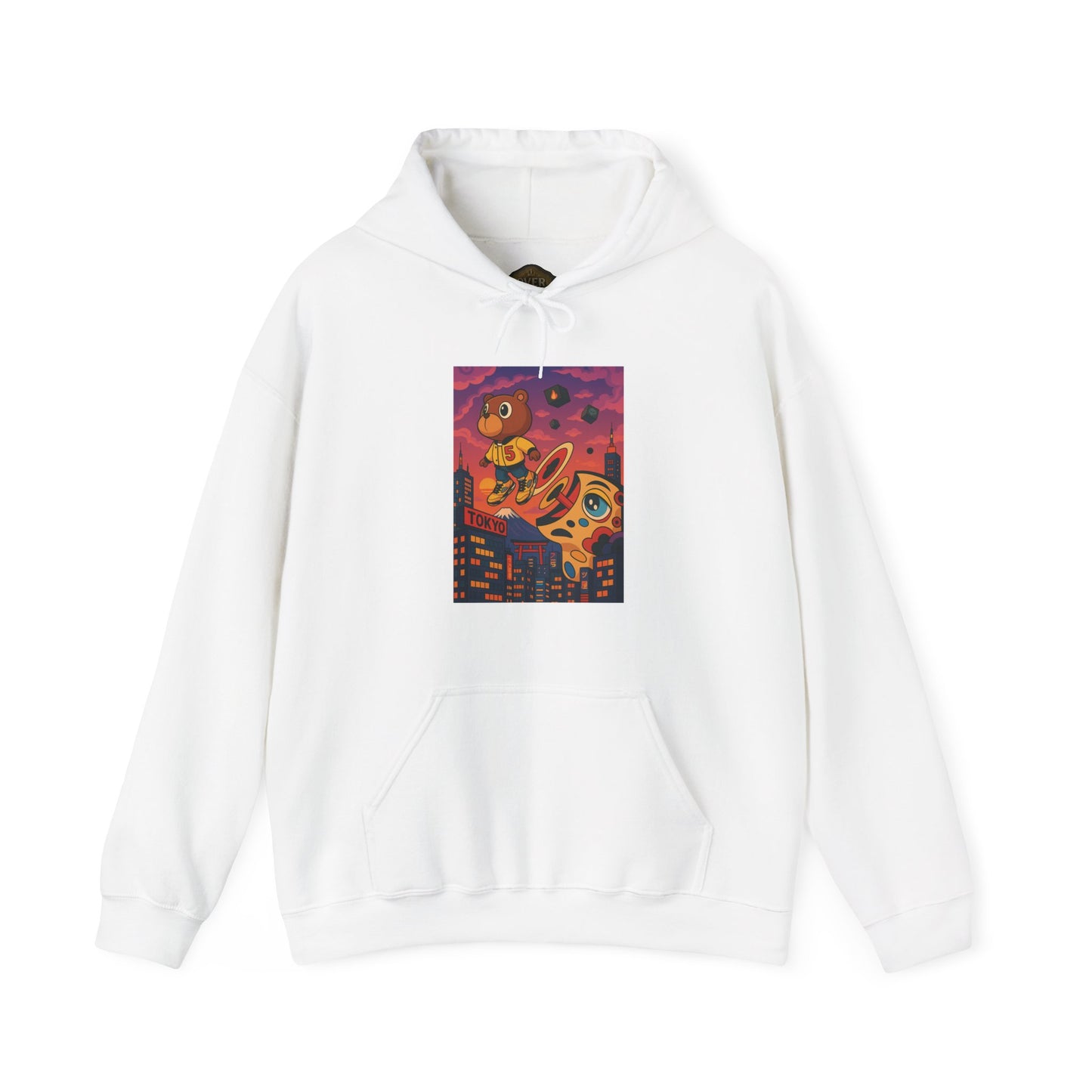 Retro 5 "TOKYO" Varsity Maize and Wolf Grey Shirt- ALI KO Hoodie - TOKYO BLAST