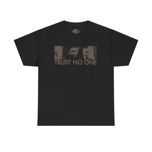 Retro 4 Cave Stone and Black Shirt- Trust No One