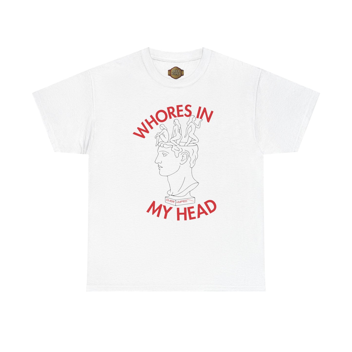 Retro 5 Fire Red "BLACK TONGUE" Shirt-WHORESINMYHEAD   AJ FIRE RED