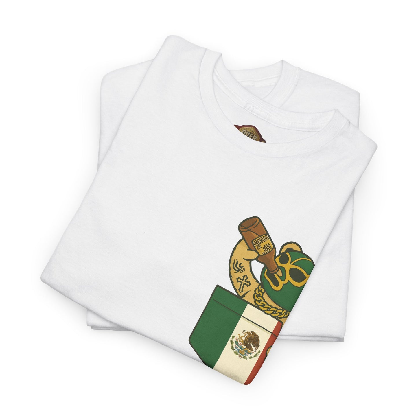 Retro 3 EL VUELO Summit White and Pine Green Shirt - OUT OF POCKET LUCHA