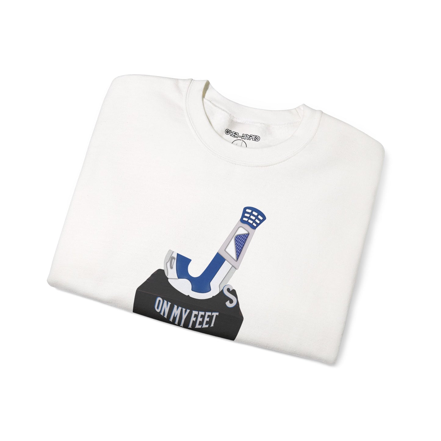 Retro 4 Industrial Blue J's On My Feet Sweatshirt
