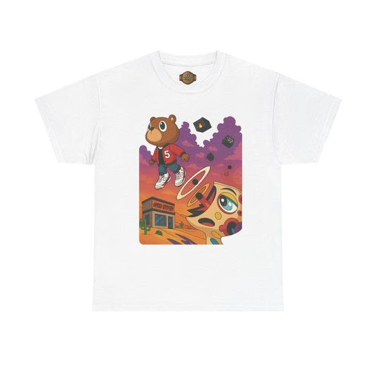 Retro 5 Fire Red "BLACK TONGUE" Shirt- FIRE GRADUATION  AJ FIRE RED