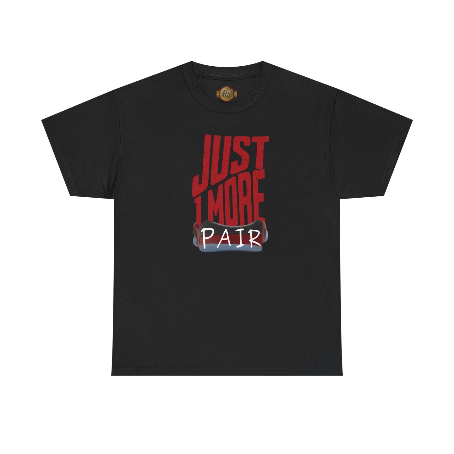 Retro 5 Fire Red "BLACK TONGUE" Shirt- 1 MORE PAIR   AJ FIRE RED