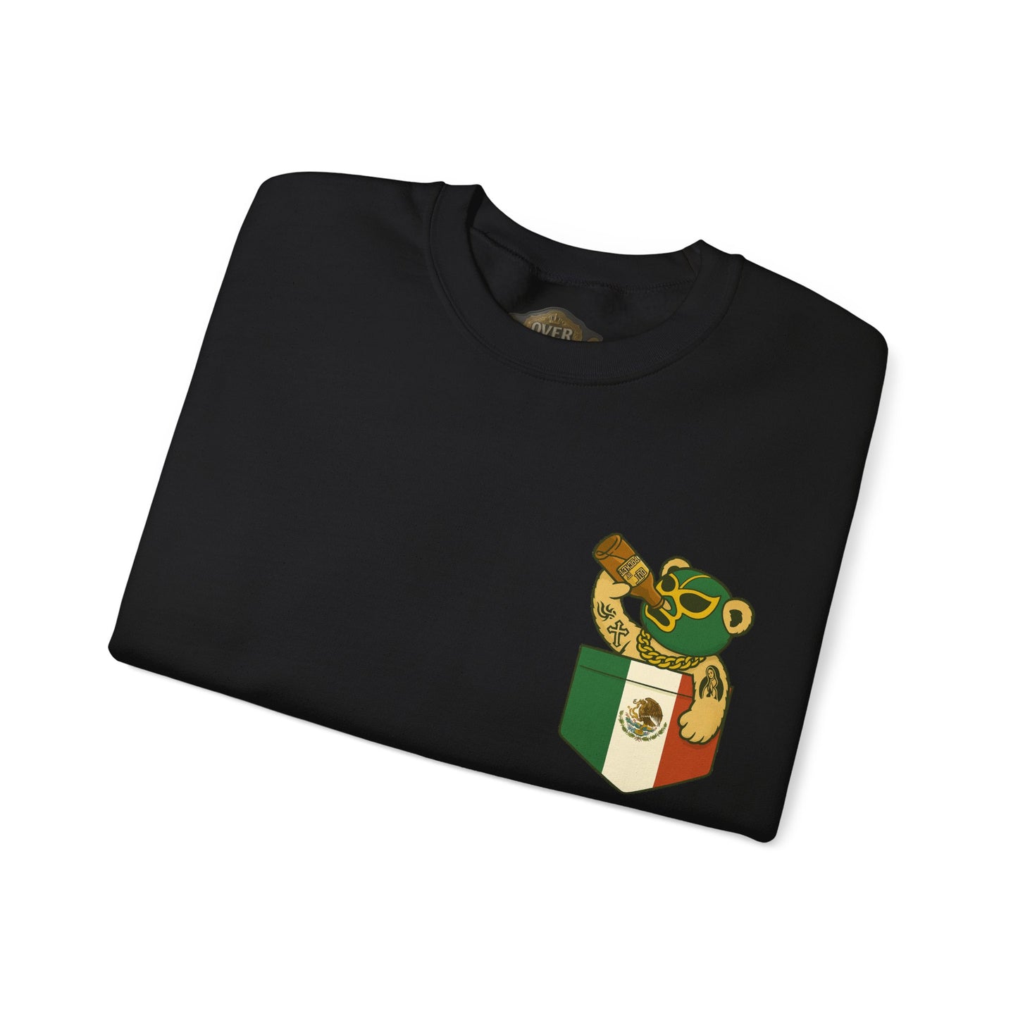 Retro 3 EL VUELO Summit White and Pine Green SweatShirt - OUT OF POCKET LUCHA