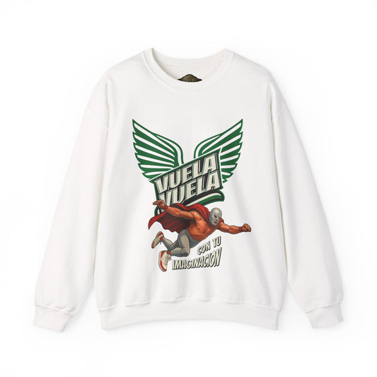 Retro 3 EL VUELO Summit White and Pine Green SweatShirt - Santo Vuela