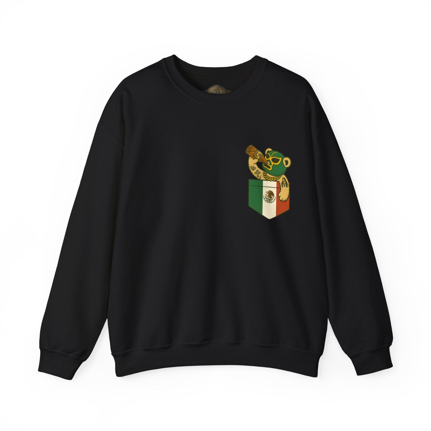 Retro 3 EL VUELO Summit White and Pine Green SweatShirt - OUT OF POCKET LUCHA