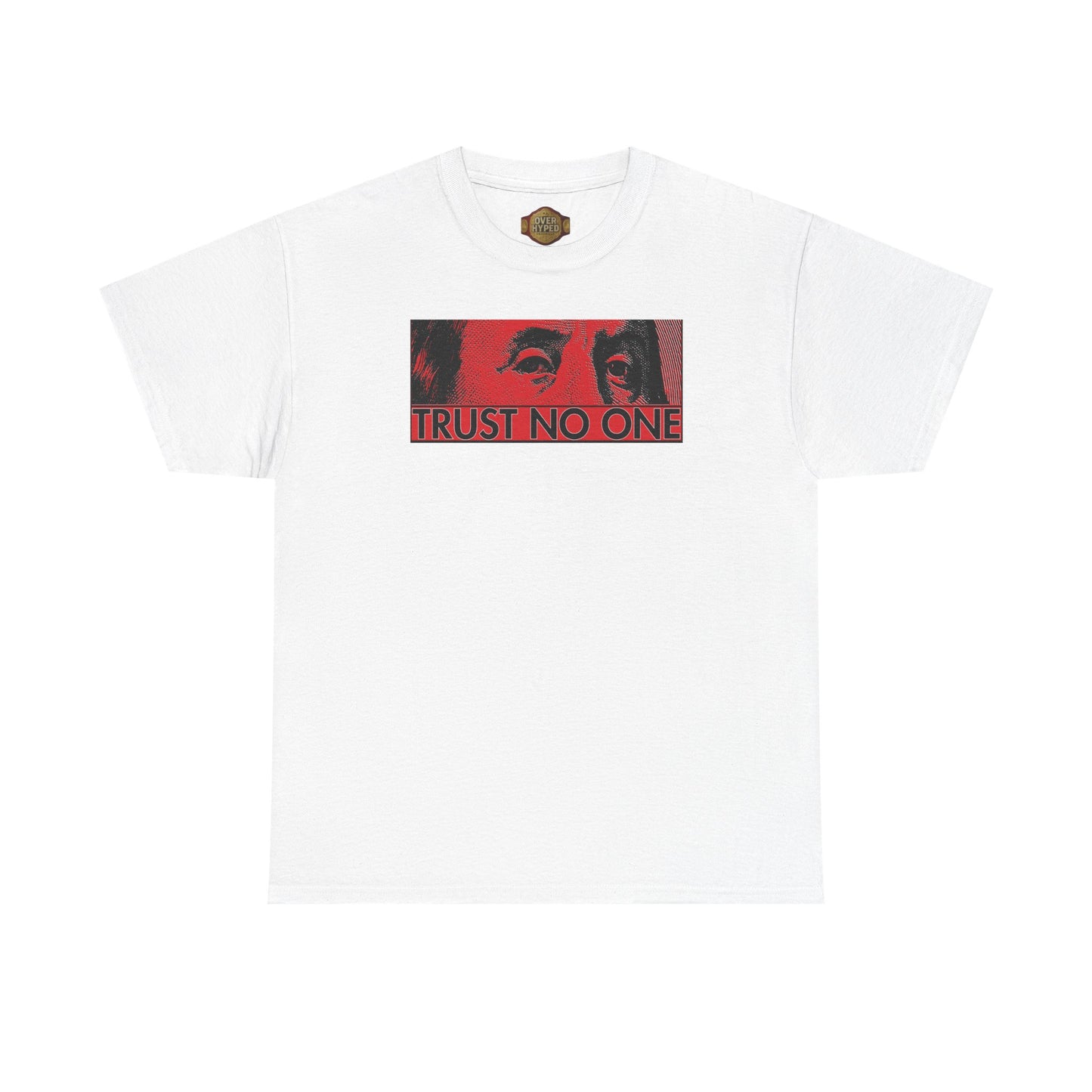 Retro 5 Fire Red "BLACK TONGUE" Shirt-TRUST NO ONE