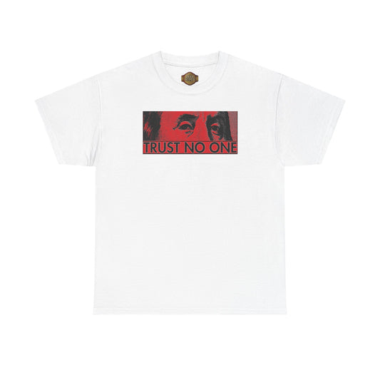 Retro 5 Fire Red "BLACK TONGUE" Shirt-TRUST NO ONE