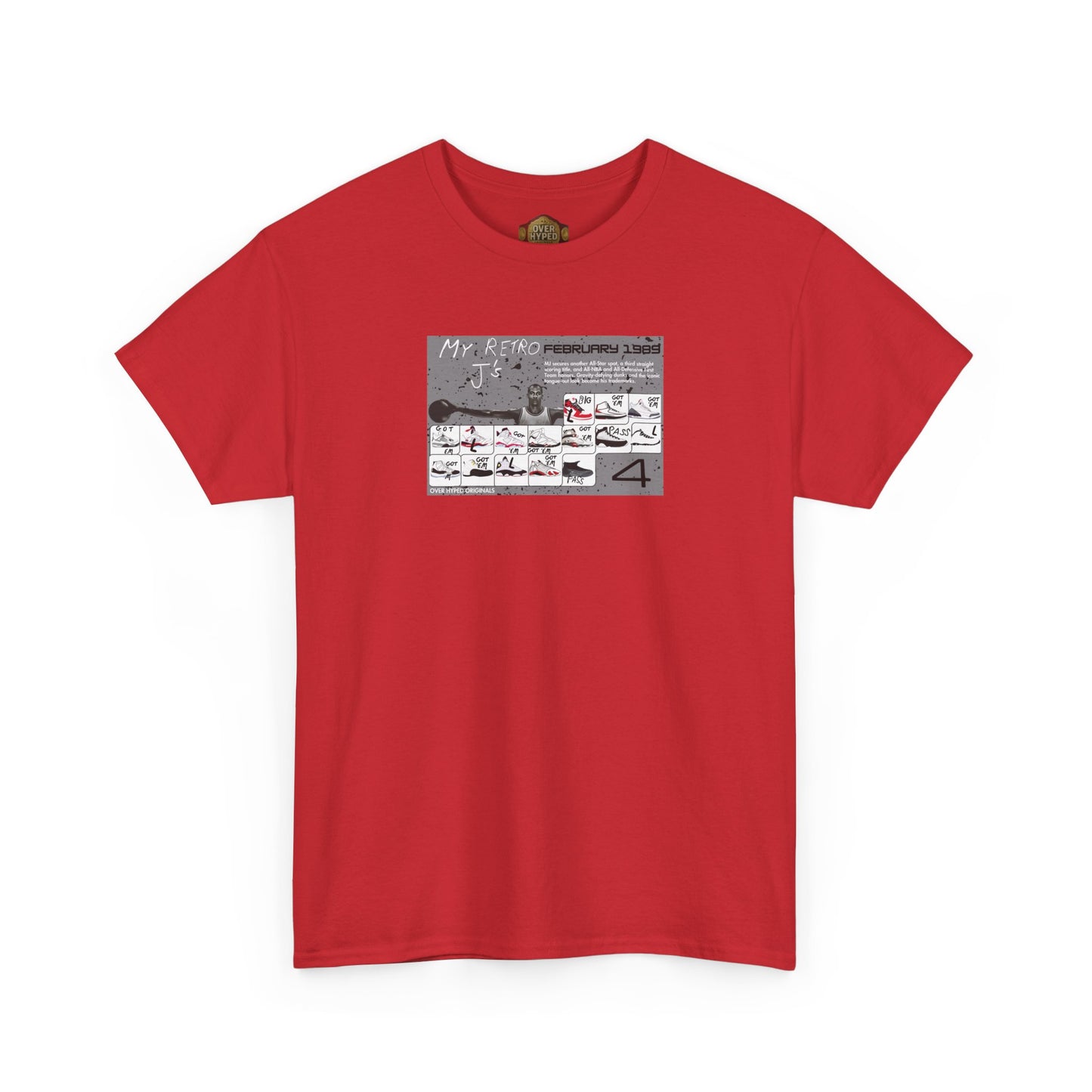Retro 4 White Cement My Retro Card Shirt