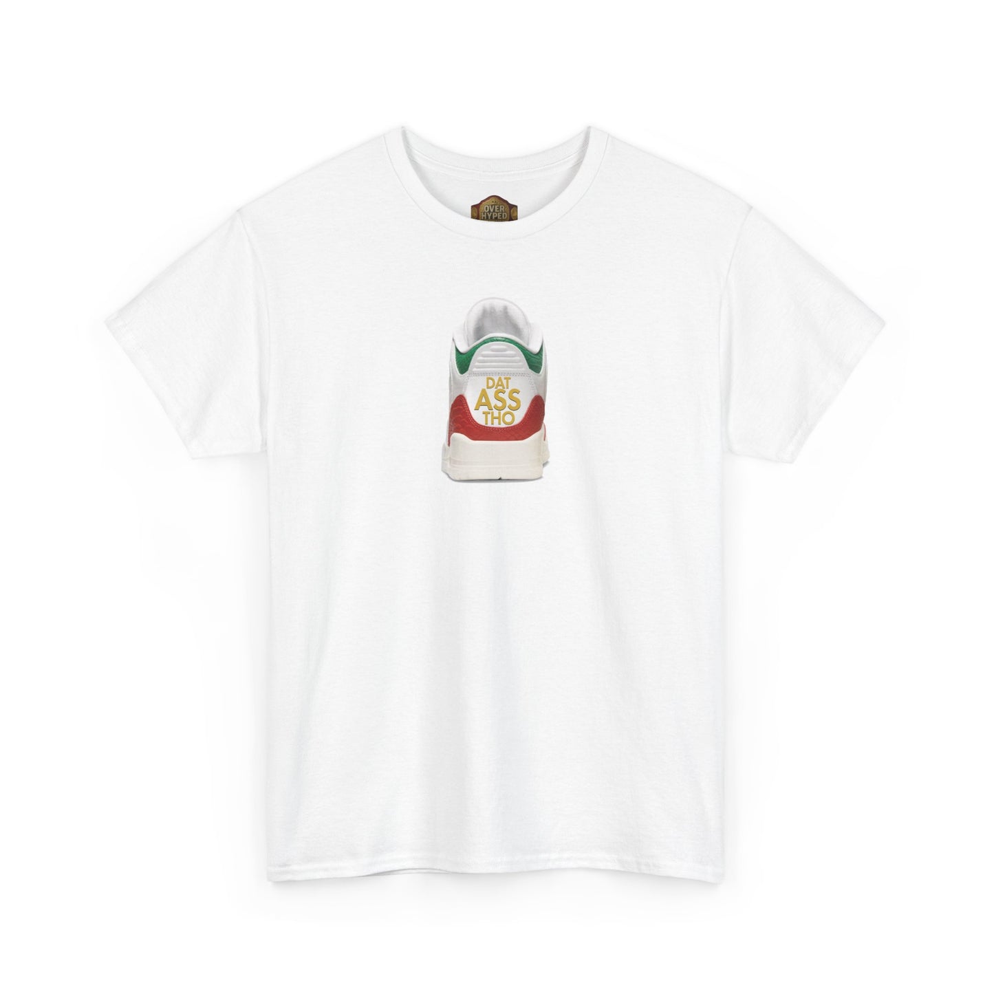 Retro 3 EL VUELO Summit White and Pine Green Shirt -Dat Assss Tho