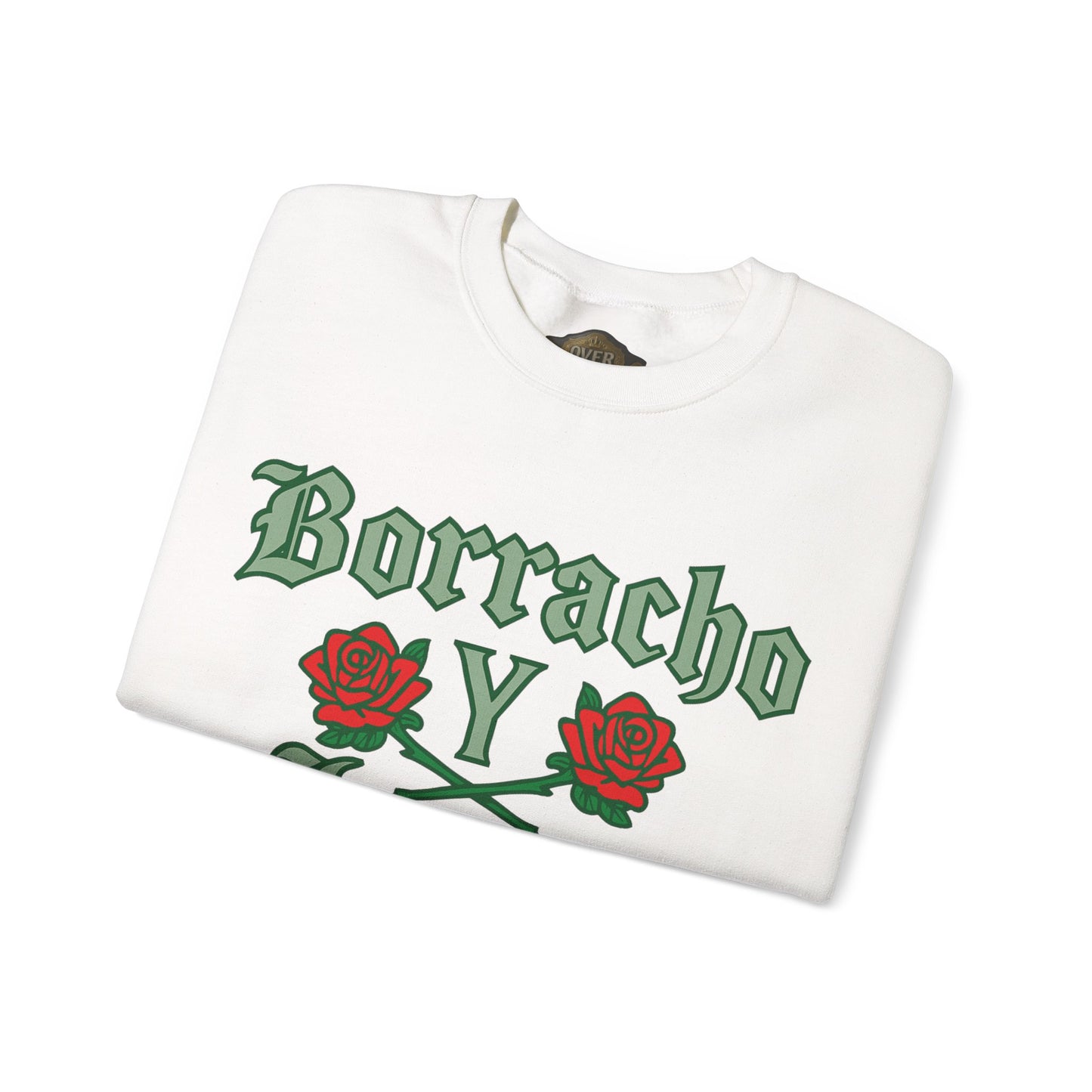 Retro 3 EL VUELO Summit White and Pine Green SweatShirt - BORRACHO Y LOCO