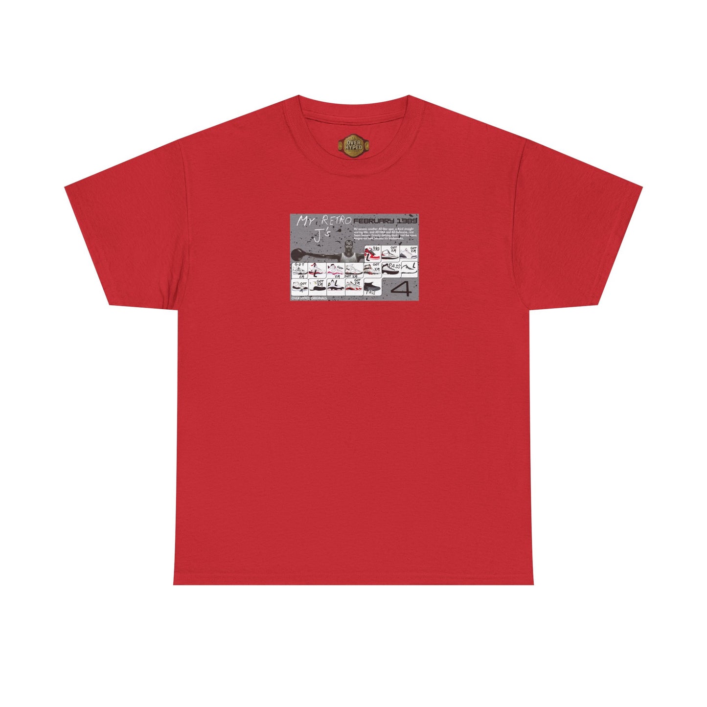 Retro 4 White Cement My Retro Card Shirt