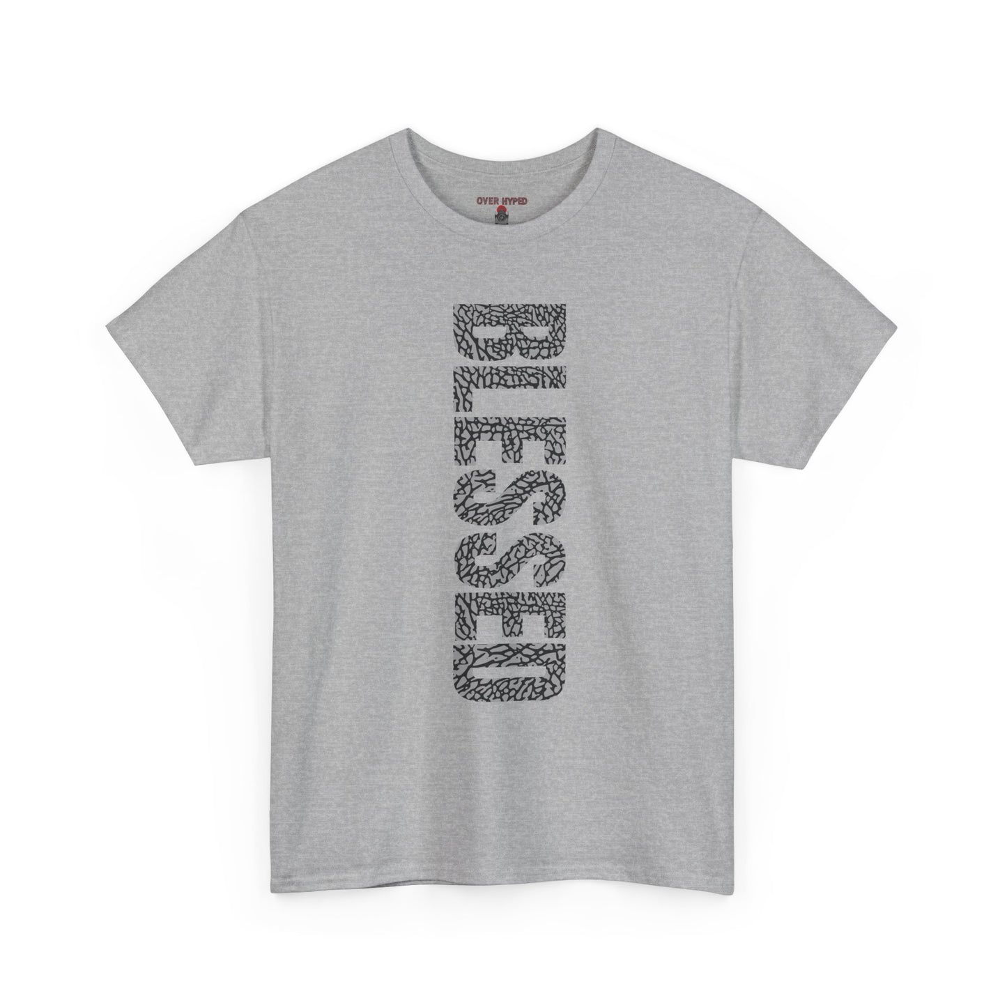 Retro 3 Black Cement / White Cement Blessed Shirt