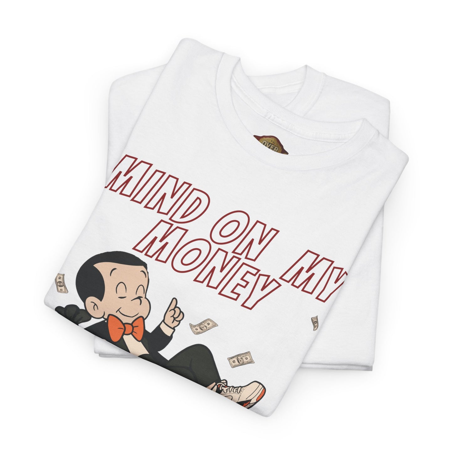 Shirt to Match Retro 5 FIRE RED - MONEY ON MY MIND