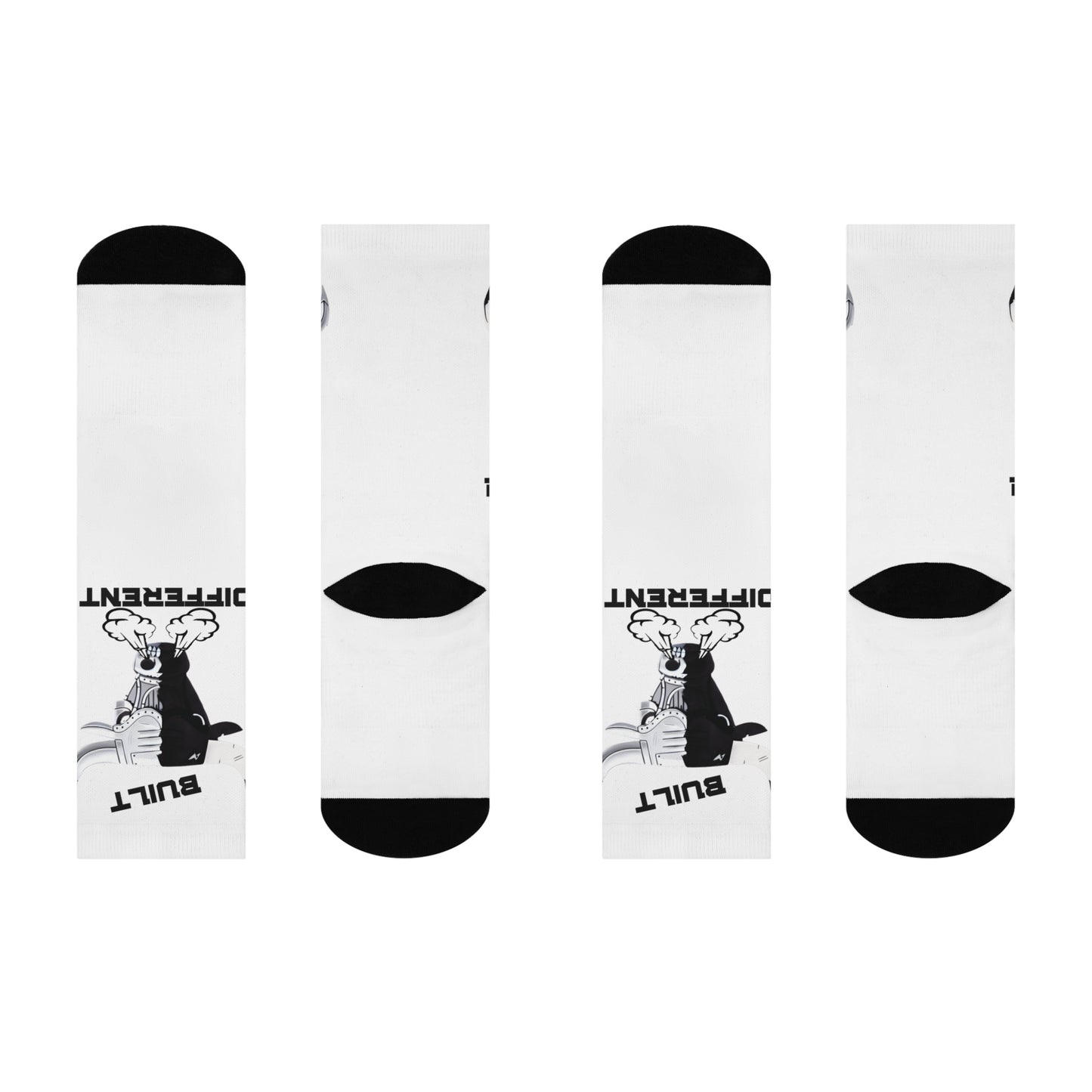 Built Different Socks by Over Hyped