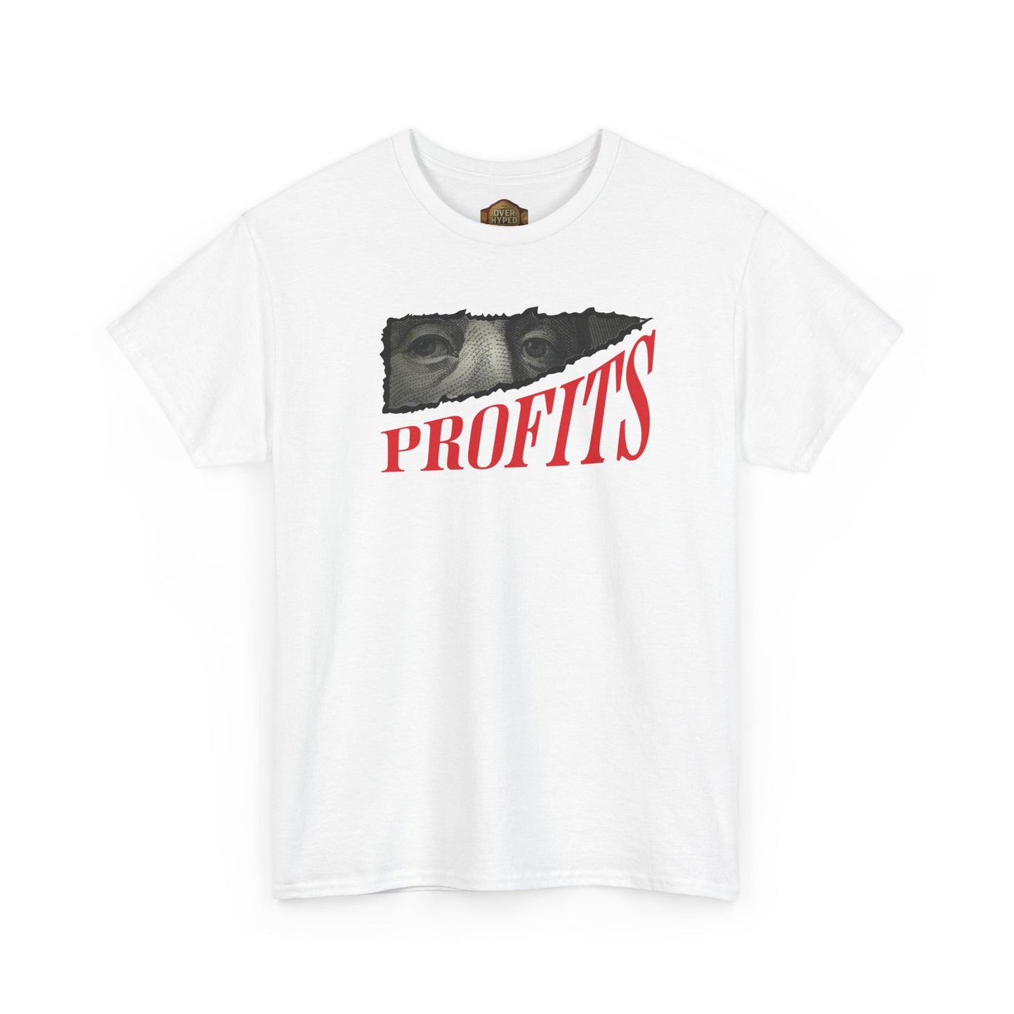 Retro 5 Fire Red "BLACK TONGUE" Shirt- -PROFITS