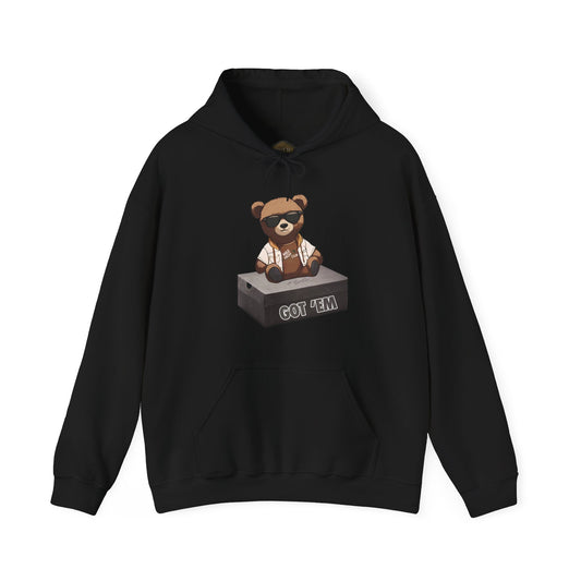 Retro 4 Cave Stone and Black Hoodie- GOT EM BOXED