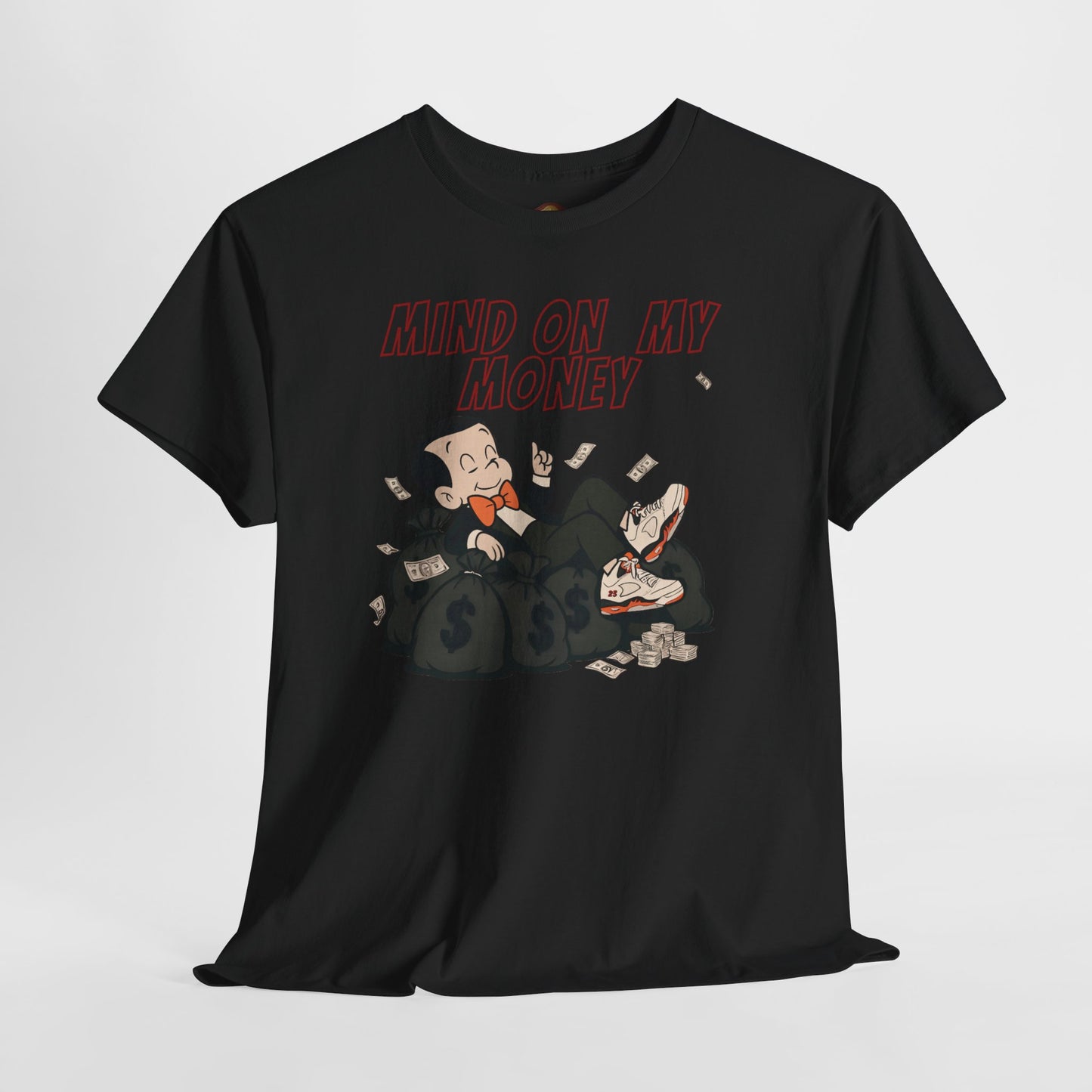 Shirt to Match Retro 5 FIRE RED - MONEY ON MY MIND