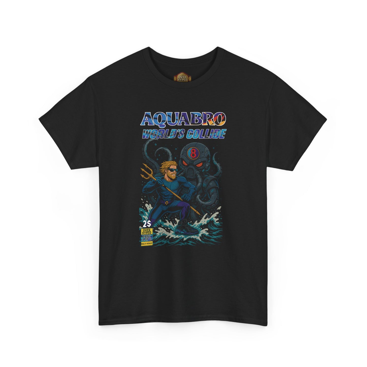 Retro 8 Aqua Shirt - AQUABRO COMIC VERSION 1 SHIRT