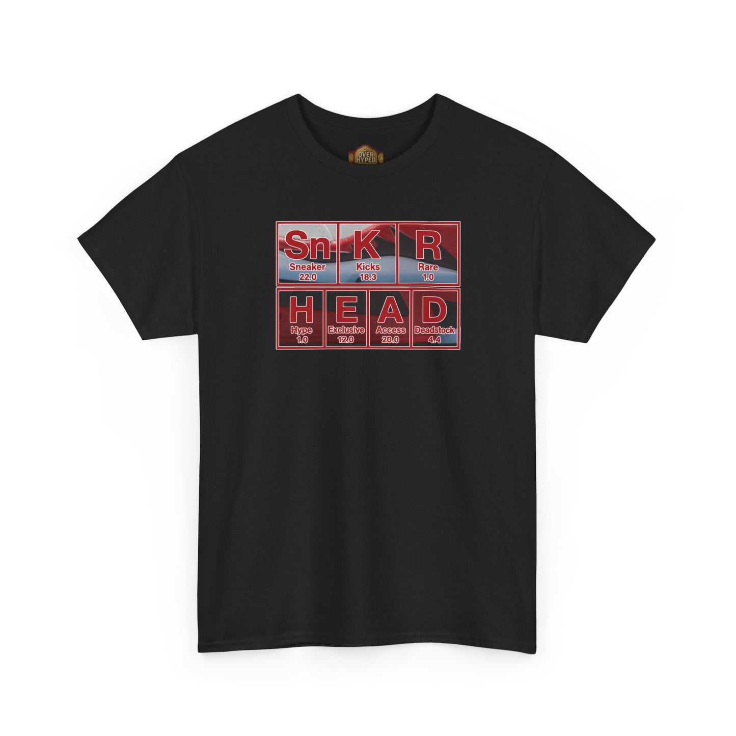 Retro 5 Fire Red "BLACK TONGUE" Shirt- SNKRS SCIENCE   AJ FIRE RED
