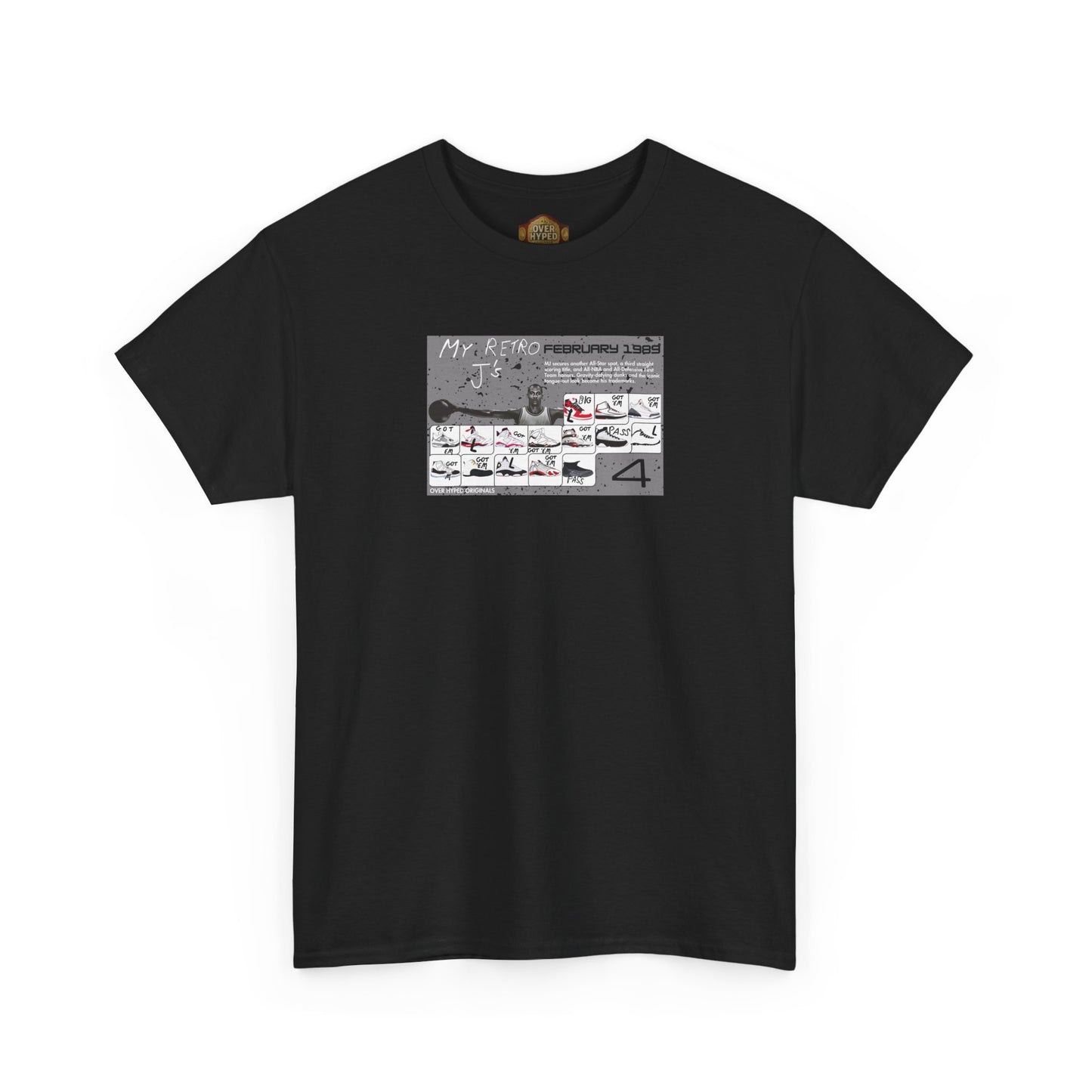 Retro 4 White Cement My Retro Card Shirt