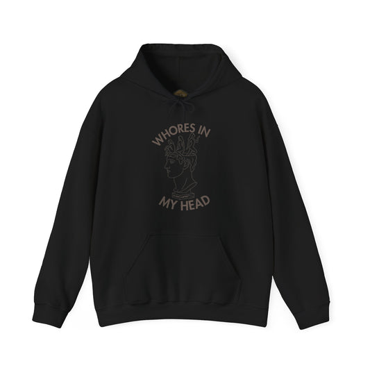Retro 4 Cave Stone and Black Hoodie- IN MY HEAD