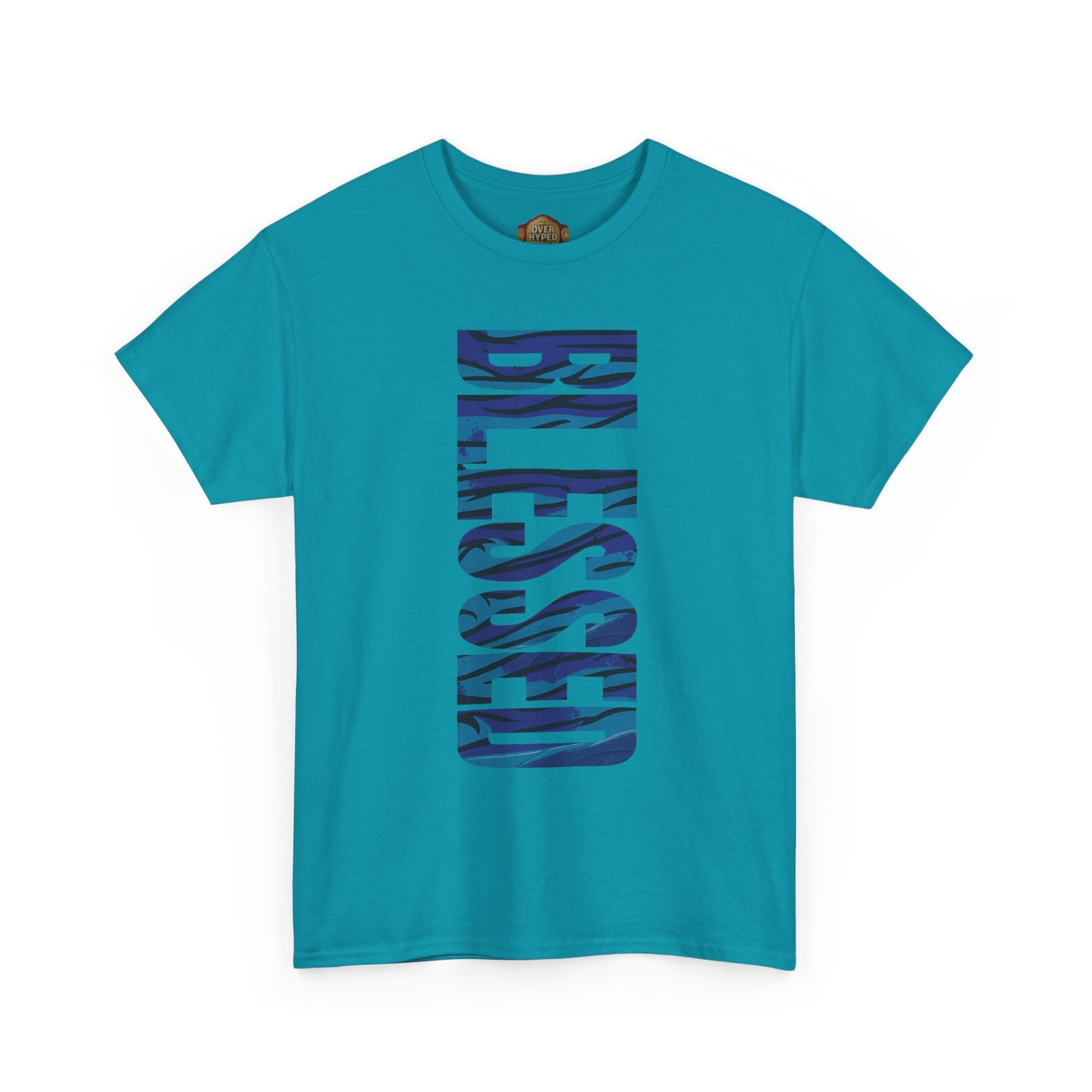 Retro 8 Aqua Shirt - BLESSED