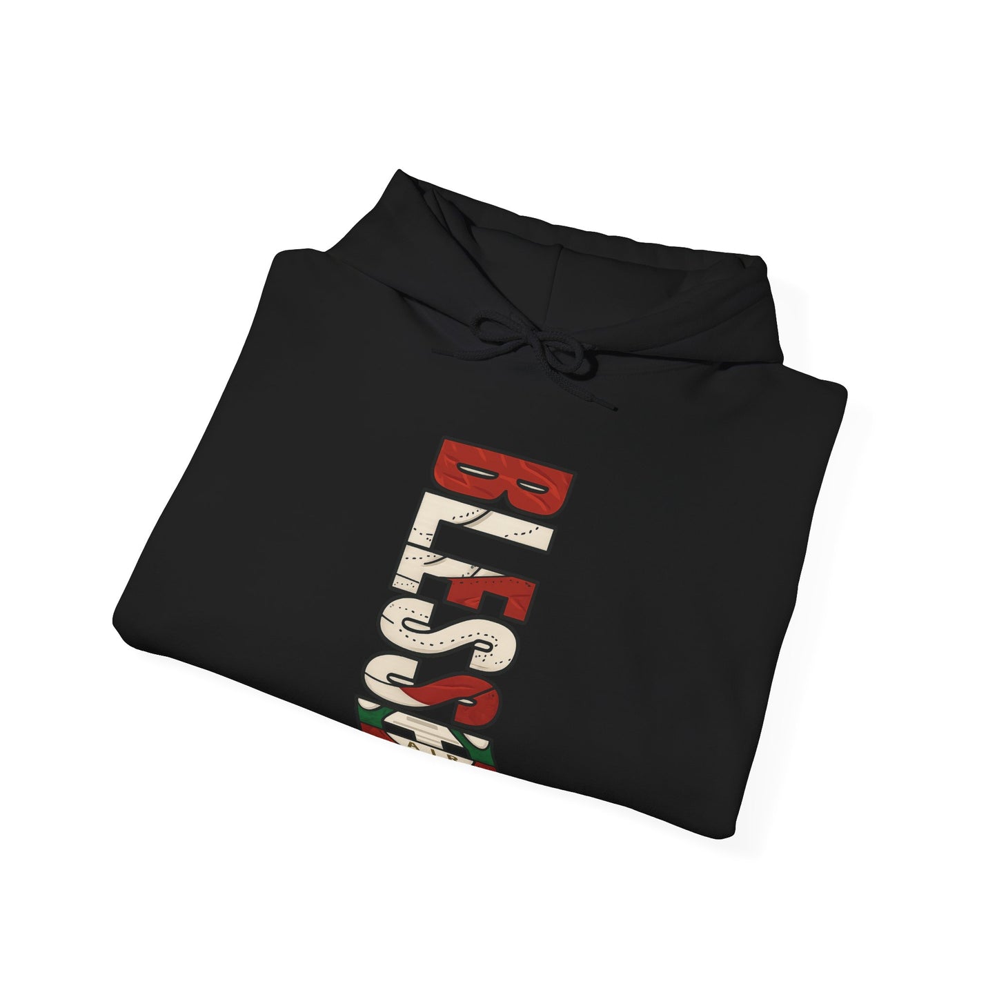 Retro 3 EL VUELO Summit White and Pine Green Hoodie - BLESSED
