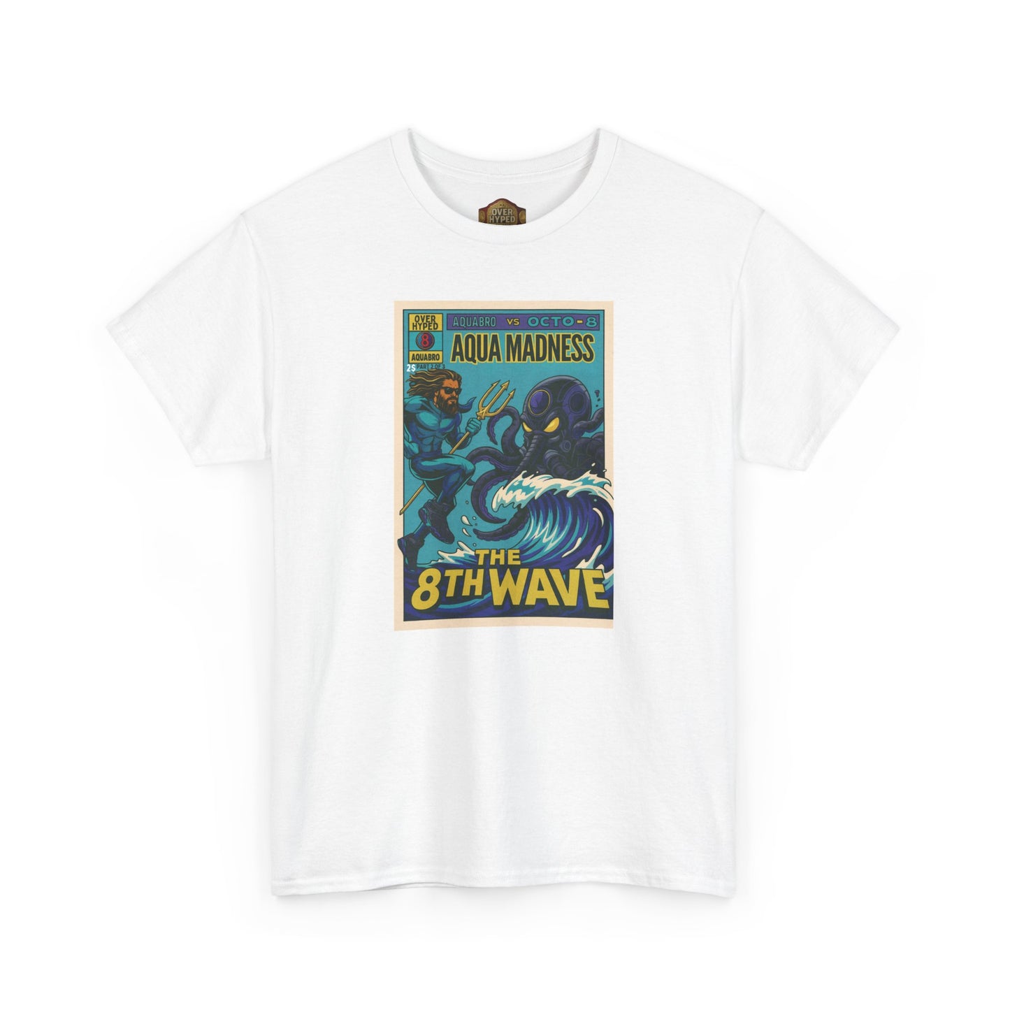 Retro 8 Aqua Shirt -  AQUABRO COMIC VERSION 2